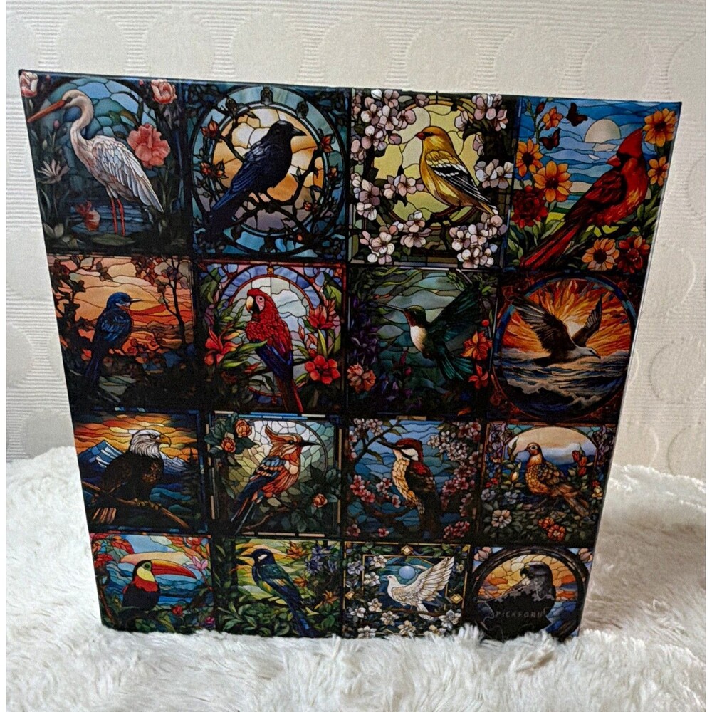 Birds Art Colorful Bird Collage 1000 Piece Jigsaw Puzzle Z-503 70x50cm